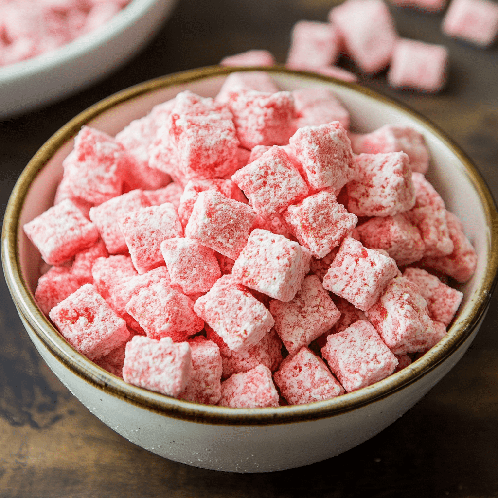 lilya blogging Fluffy Strawberry Shortcake Puppy Chow cref d72f08cc 9b6a 49c6 9e87 412be5156aed 1