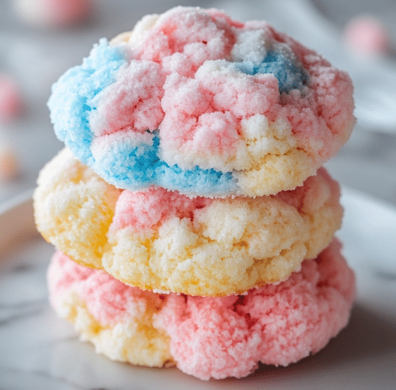 Cotton Candy Cookies