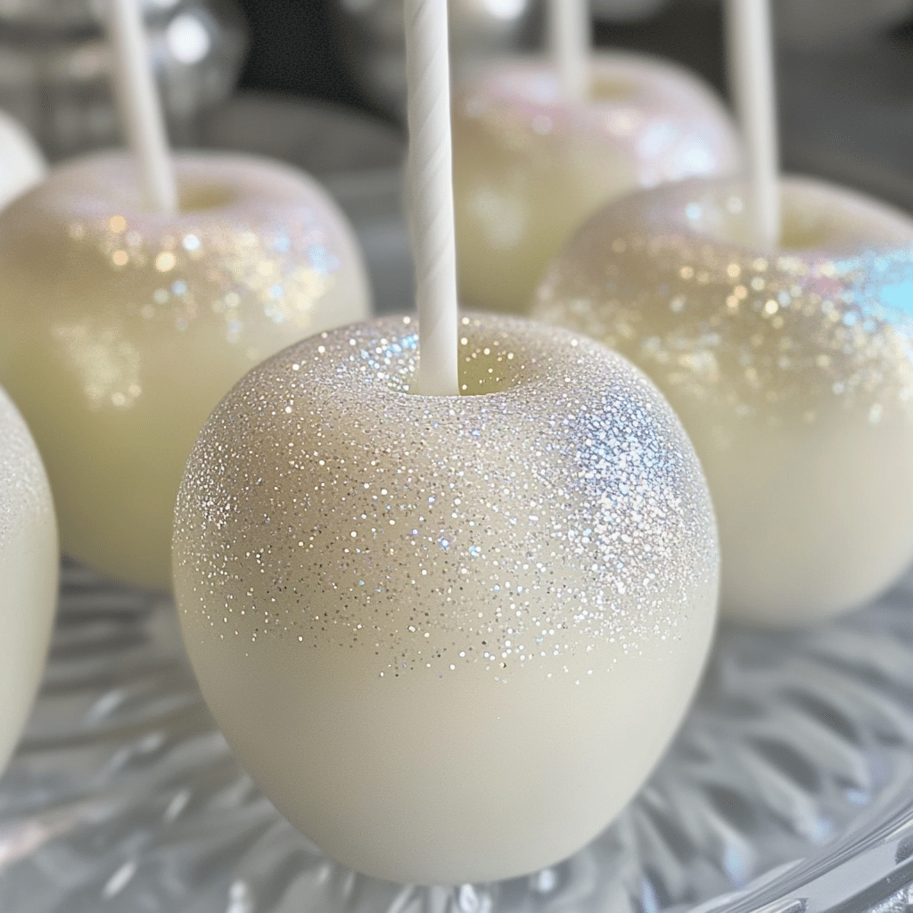 lilya blogging Elegant White Sparkle Candy Apples cref http 26a2ec23 8531 4fea 8e38 930c3384df9c 3