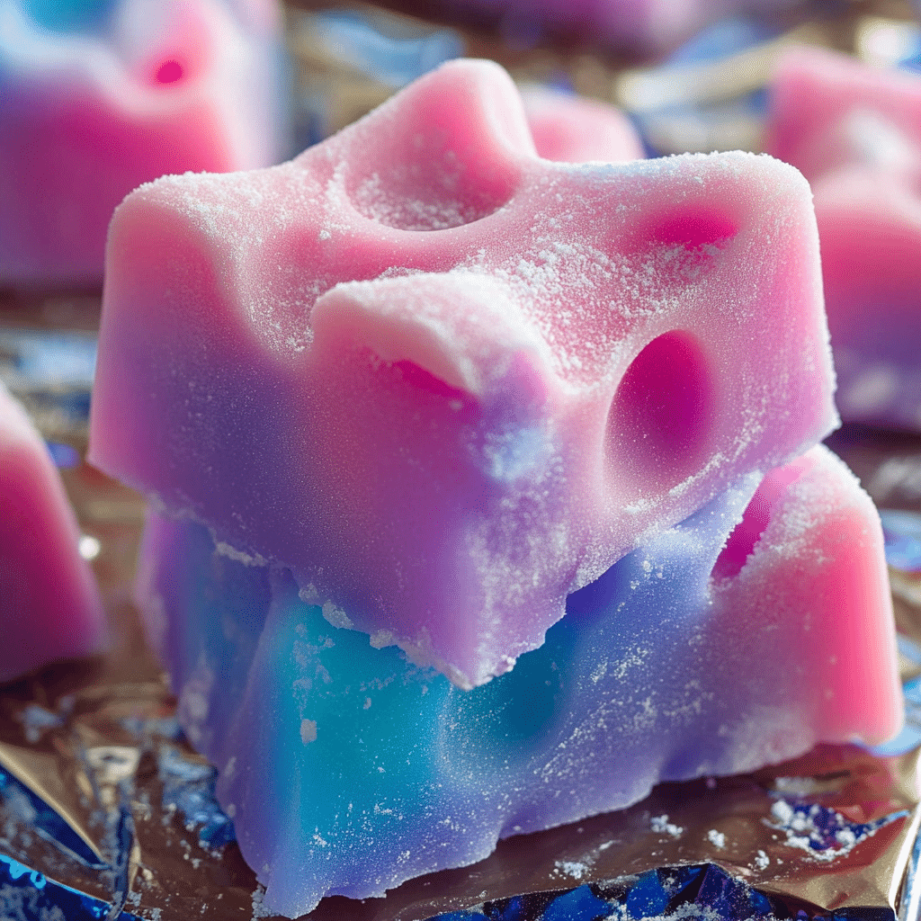 Galactic Cotton Candy Fudge
